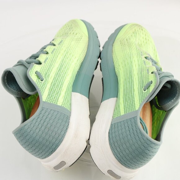 Under Armour Womens SpeedForm Velociti Running Shoe Size 9 Green Gray Sneaker - Picture 6 of 12
